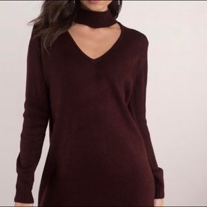 TOBI Cutout knit Sweater Dress